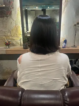 ミディアム Jr.スタイリスト 飯島のヘアスタイル