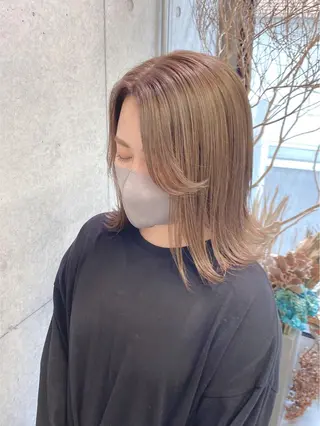 ミディアム カラー kaho🧸 / 大人styleのヘアスタイル