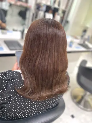 セミロング うる艶トレンドヘア 🕊️上野BABYのヘアスタイル