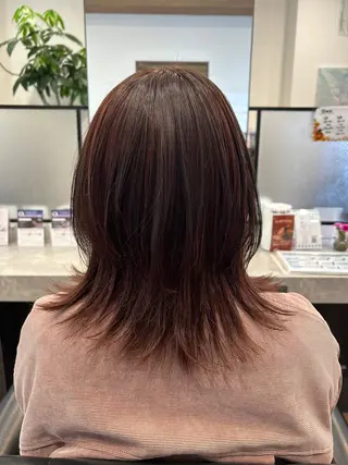 ミディアム 高橋 春菜のヘアスタイル
