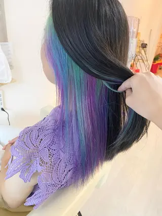 カラー ヘアアレンジ マツエク・マツパ まつげと美容室/ 個室/瀬戸 一菜のヘアスタイル