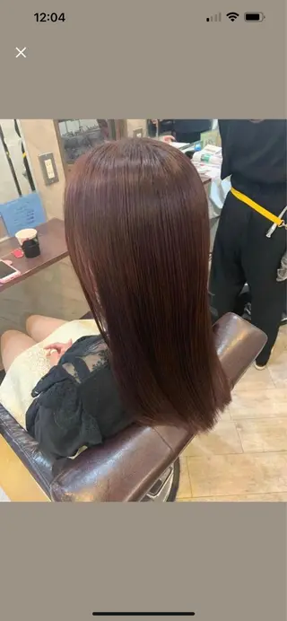 セミロング パーマ number天王寺 ほたるのヘアスタイル