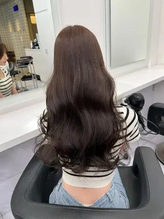 セミロング レイヤー/韓国❣️ 髪質改善/亘紘輝のヘアスタイル