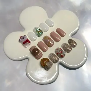 ネイル mori yuina ┆͓̽ NUDGEのネイルデザイン