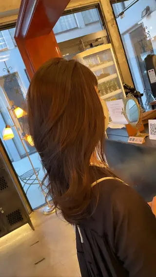 ロング 人気のレイヤーカット TAROのヘアスタイル