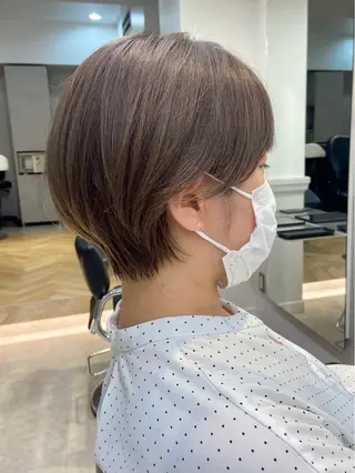 ショート ボブカット/ 尾崎龍聖のヘアスタイル