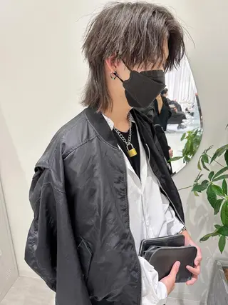 ミディアム カラー ヘアアレンジ メンズ メンズZina代表 田端 麗治のヘアスタイル