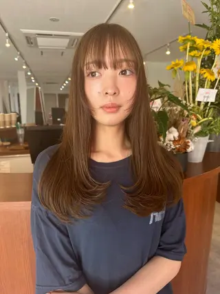ロング 🌈トップデザイナー 金沢駅近nanamiのヘアスタイル
