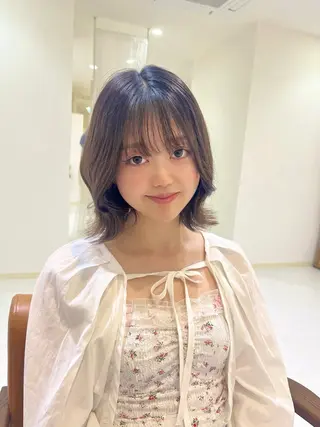 ミディアム MIZUKI🫧ྀི 韓国ヘアAFLOATのヘアスタイル