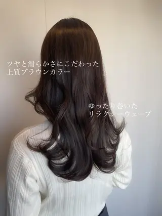 セミロング カラー ヘアアレンジ topstylist 芳賀みなみのヘアスタイル