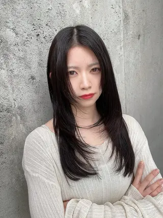ロング mono.所属・南茨/ヘッドスパ /カット/momoのヘアスタイル