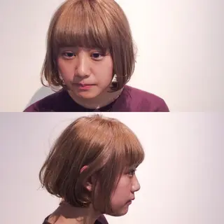 ショート カラー 堀江/心斎橋/西大橋 四ツ橋【Vers】のヘアスタイル