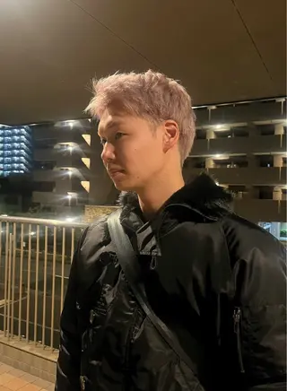 メンズ あやか/ベージュ /透け感カラーのヘアスタイル