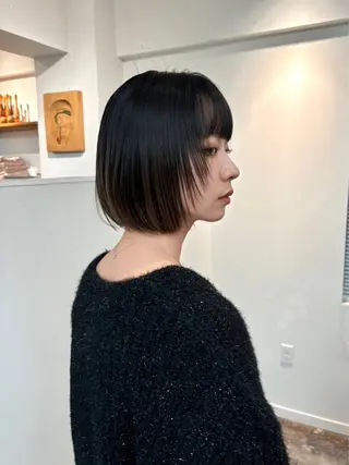 ミディアム aiko【艶カラー ・ミニモ年内で終了】のヘアスタイル