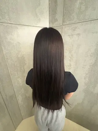 セミロング 山口 來桃のヘアスタイル
