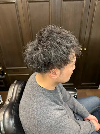 パーマ メンズ 菅原 大空のヘアスタイル