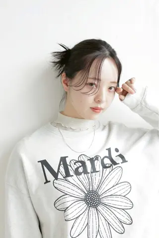 セミロング ヘアアレンジ MODEK’s まこ /ボブ/透明感カラーのヘアスタイル