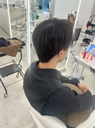 ショート メンズ はるか/ブリーチカラ ー/ヘアアレンジ🤍のヘアスタイル