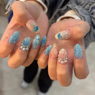 ネイル 栗田 ゆう子のネイルデザイン