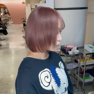 カラー LUNTY NAMBA 難波駅前店所属・透け感ベージュ 🪐REN🪐のヘアスタイル