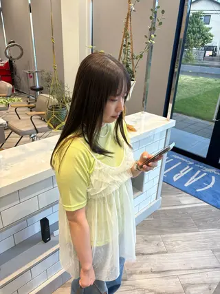 カラー 松井 沙弥香/熊谷のヘアスタイル