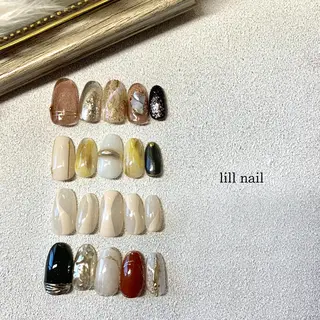 ミディアム pllia beautyのネイルデザイン