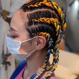 ロング ヘアアレンジ scamp ★のヘアスタイル