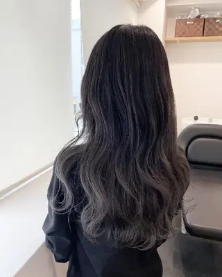 ロング カラー JIL BLAN 京都所属・RU RIのヘアスタイル