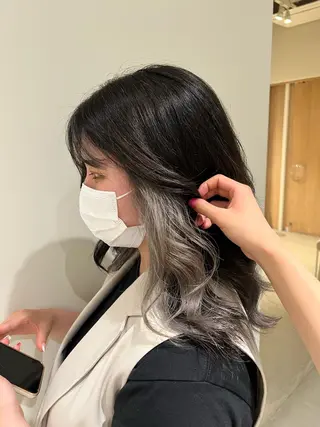 セミロング WHITE EYE 和歌山 眉毛とまつ毛の専門店所属・福家 実輝のマツエク・マツパデザイン