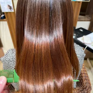 ミディアム カラー パーマ エイジングケア特化 美容師✂️山崎竜二のヘアスタイル