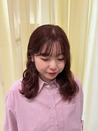 カラー mikke所属・shiozaki izumiのヘアスタイル