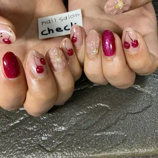ネイル ーCHECKー ちあきのネイルデザイン