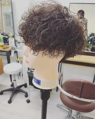 ショート パーマ メンズ メンズ専門 Stylist吉川のヘアスタイル