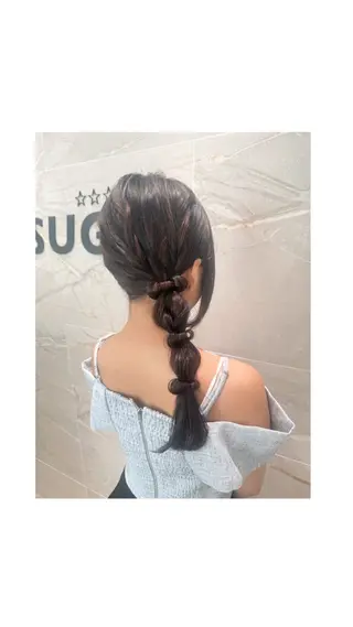 セミロング ヘアアレンジ 0円メンズカット/ 🌷佐藤 理呼🌷のヘアスタイル