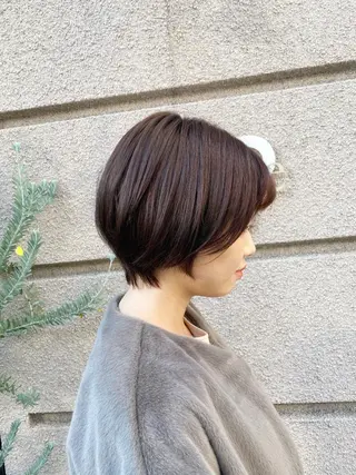 ショート カラー 美髪❣️縮毛矯正/ 髪質改善✨/山本のヘアスタイル