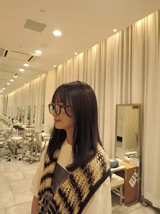 セミロング えしま けんたのヘアスタイル