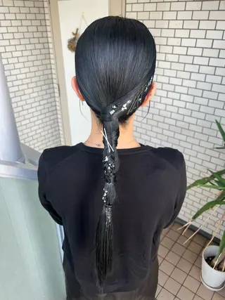 ヘアアレンジ 大人可愛いヘアメイク 💋🧚‍♀️しずかのヘアスタイル