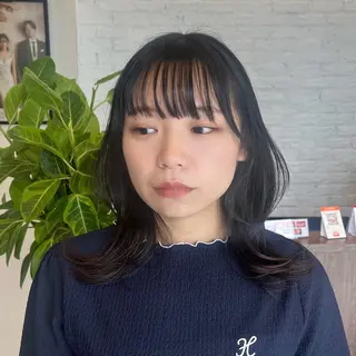 セミロング 服部 沙弥佳のヘアスタイル