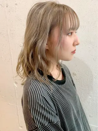 ミディアム カラー 💛丁寧さNo.🥇 🧸片山智裕💛のヘアスタイル