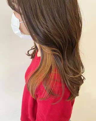 ロング カラー 🫧顔周りカット 🫧樫村優香のヘアスタイル