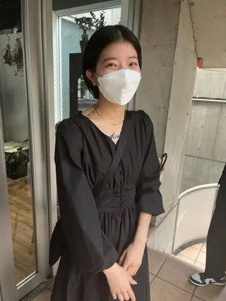 ショート カラー ミルクティーベージュ 🌿店長 清水ひとみのヘアスタイル