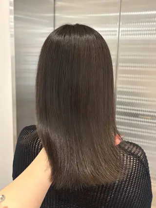 ミディアム カラー CHAINON×FeM#所属・名駅/sHiHo/透 明感カラー✨🎀/のヘアスタイル