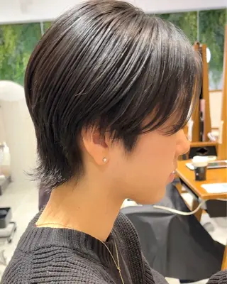 ショート LucksiMie 銀座店所属・【韓国 レイヤー 髪質改善✨】かずのヘアスタイル
