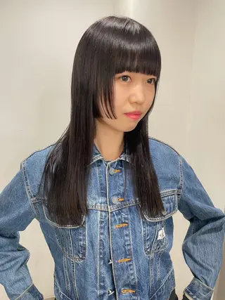 ロング カラー HIBIKI/原宿 ハッシュカット🪄のヘアスタイル