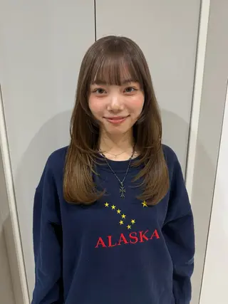 ロング カラー neneka レイヤーカット🍀のヘアスタイル