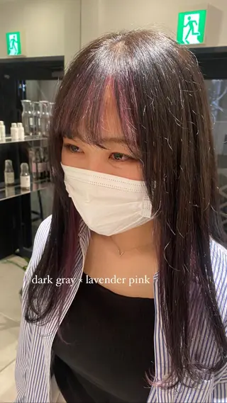 ロング カラー 透ける艶カラー💎 ミオのヘアスタイル