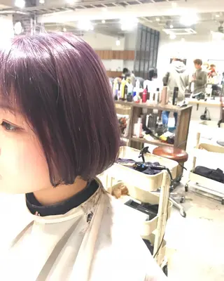 ショート カラー パーマ ヘアアレンジ メンズ キッズ Forest. -髪質改善-のヘアスタイル