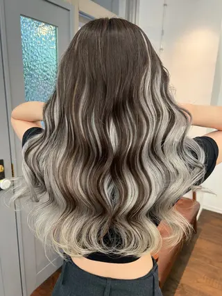 ロング カラー ENGOL 名古屋栄所属・萩野下 かきのヘアスタイル