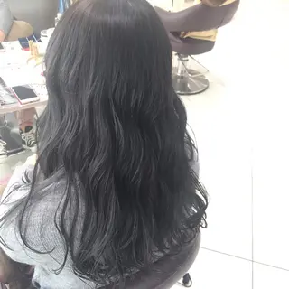 ロング 黒田瀬奈/ボブ まろやかベージュのヘアスタイル