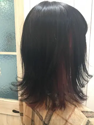 ミディアム カラー embrace エンブレイスのヘアスタイル